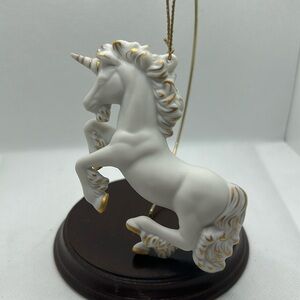 Unicorn Hallmark Keepsake ornament in original box 1983